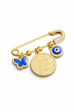 Load image into Gallery viewer, Ayat Al Kursi Diamond Pin