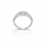Load image into Gallery viewer, Marquise Pavé signet ring