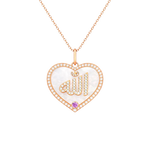 Load image into Gallery viewer, Sacred Heart Divine - Rose gold & pink Sapphire