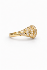 Load image into Gallery viewer, Valéria Ribbed Signet Ring