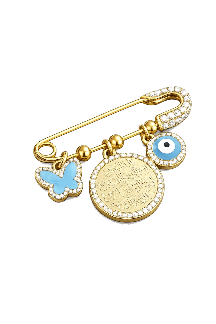 Ayat Al Kursi Diamond Pin