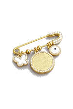 Load image into Gallery viewer, Ayat Al Kursi Diamond Pin