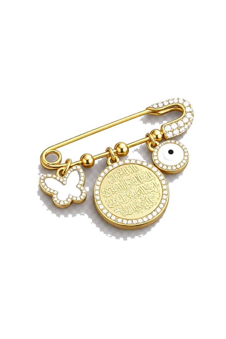 Ayat Al Kursi Diamond Pin
