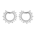 Load image into Gallery viewer, Solaris Marquise Hoops