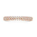 Load image into Gallery viewer, Diamond Rose Gold Bangle