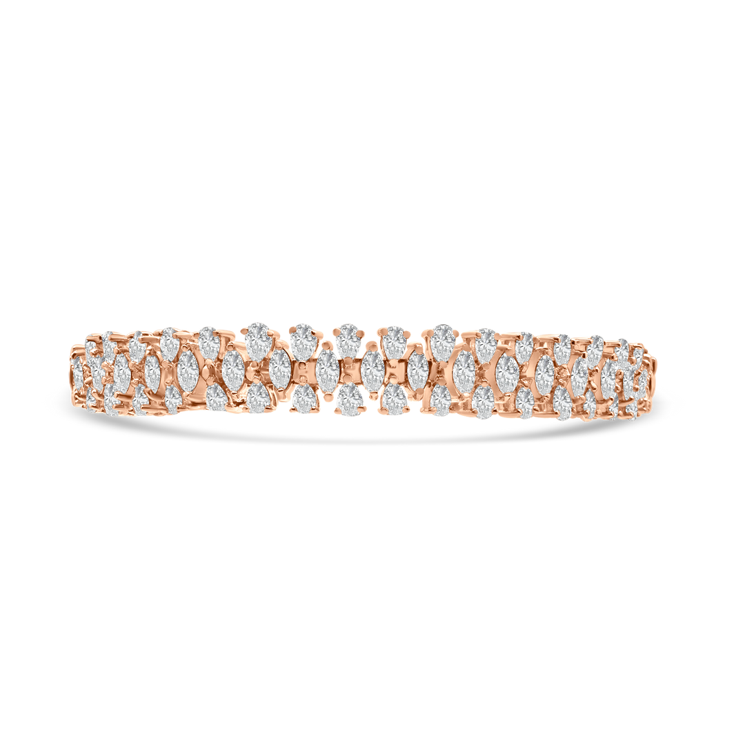 Diamond Rose Gold Bangle