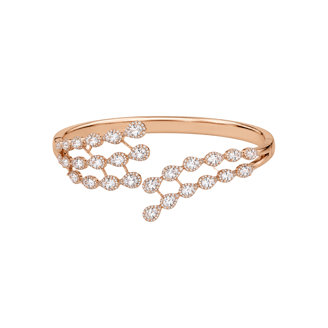 Open Pear Bangle