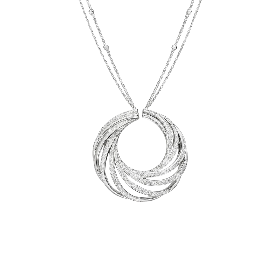 Diamond Spiral Pendant