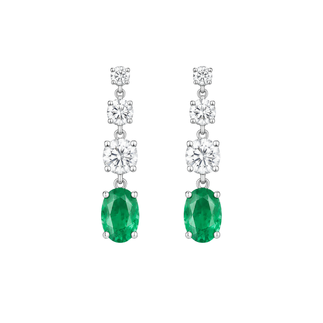 Verde Royale Drop Earrings