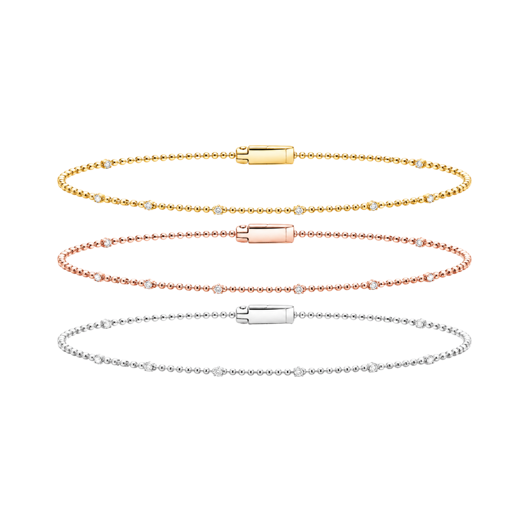 Diamond Bead Bracelets