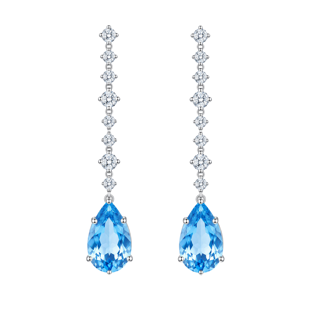 Blue Topaz Drops